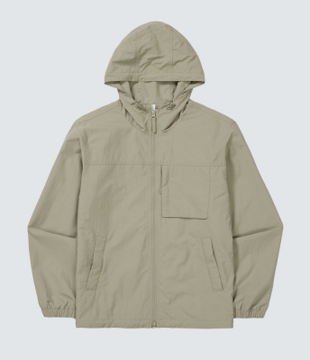 스노우피크 캠플 포켓 바람막이 Beige Gray S24FMCWB12BY, S24FMCWB12DC