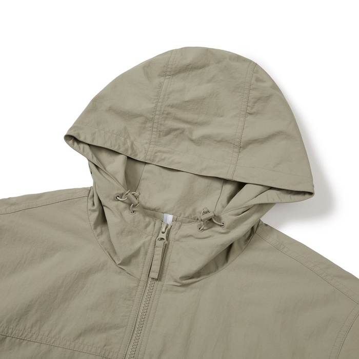 스노우피크 캠플 포켓 바람막이 Beige Gray 