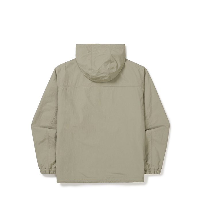 스노우피크 캠플 포켓 바람막이 Beige Gray 